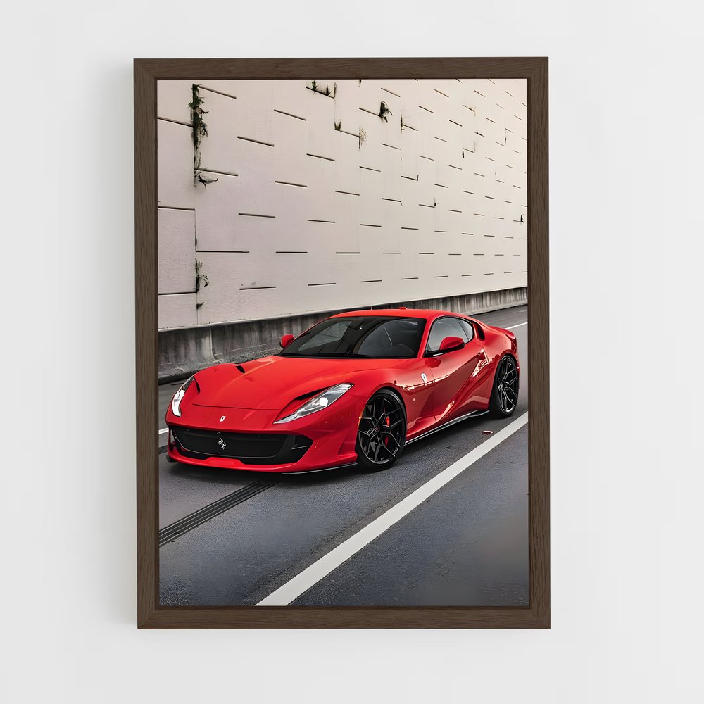 Poster superfast de Vitesse – affiche Ferrari (vue 5)